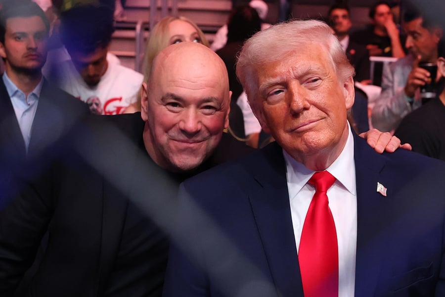 Dana White and Donald Trump