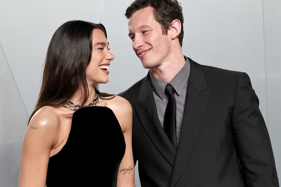 Dua Lipa and Callum Turner
