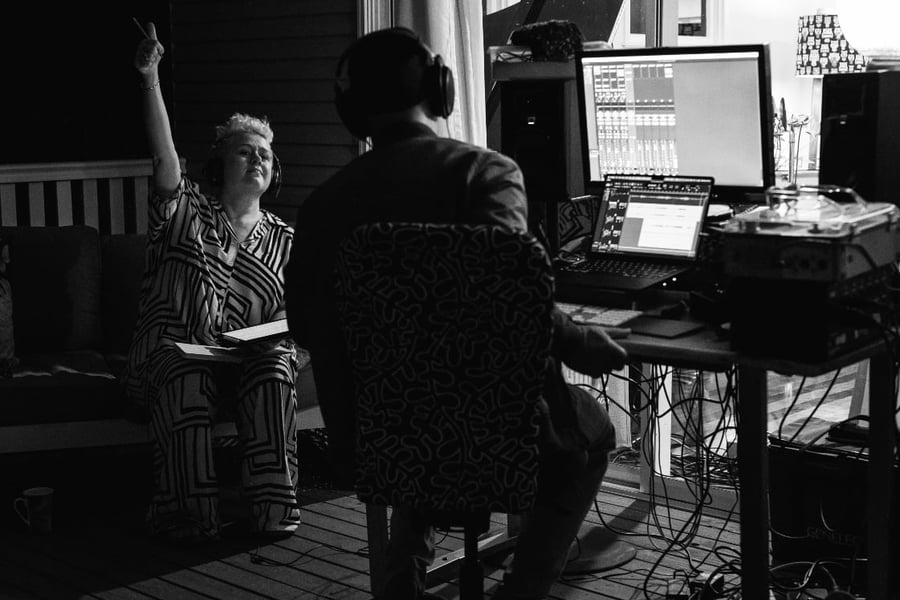 Katie Noonan works on her new album