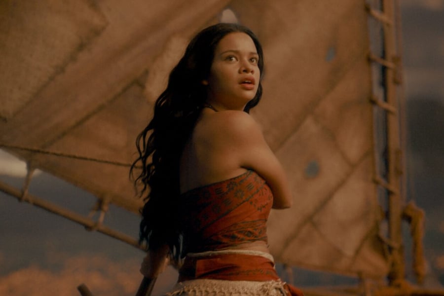 Catherine Laga'aia as Moana in Disney's live-action MOANA. Photo courtesy of Disney. © 2026 Disney Enterprises, Inc. All Rights Reserved.