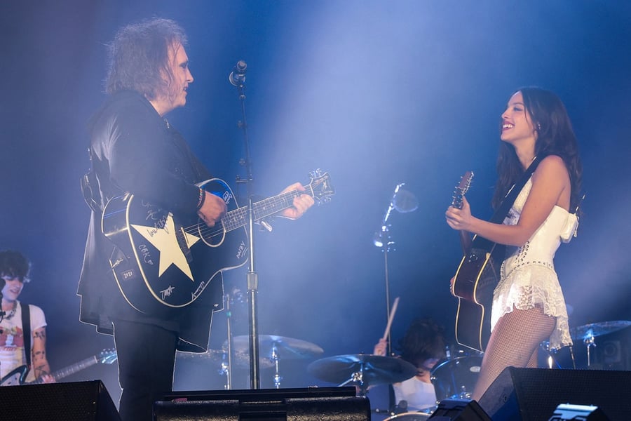 Robert Smith and Olivia Rodrigo