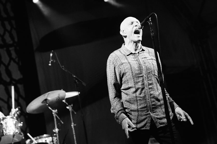 Peter Garrett on stage