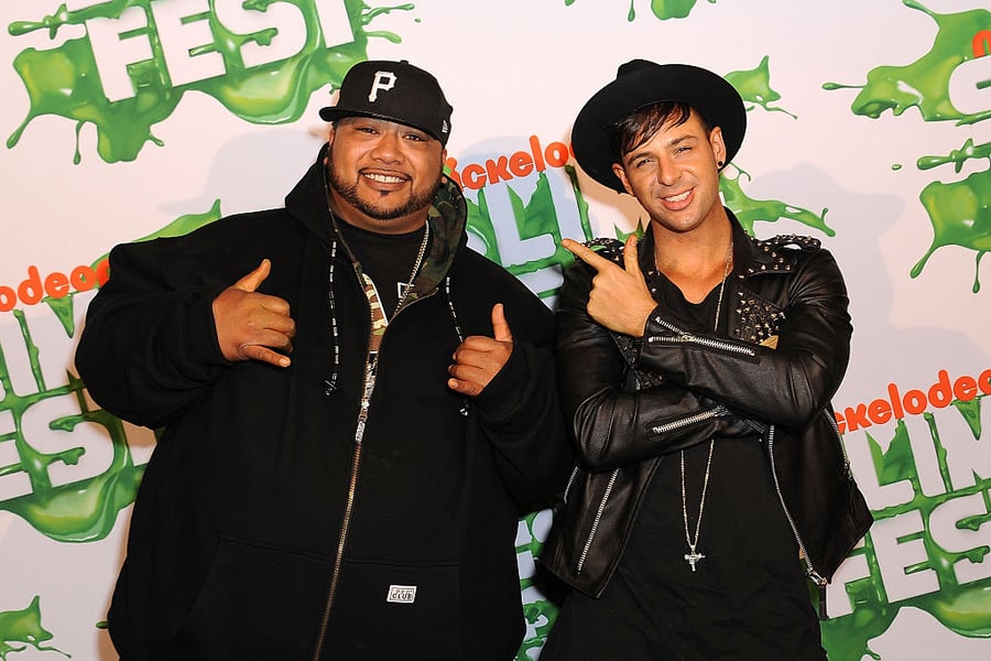 Savage and Timmy Trumpet at event
