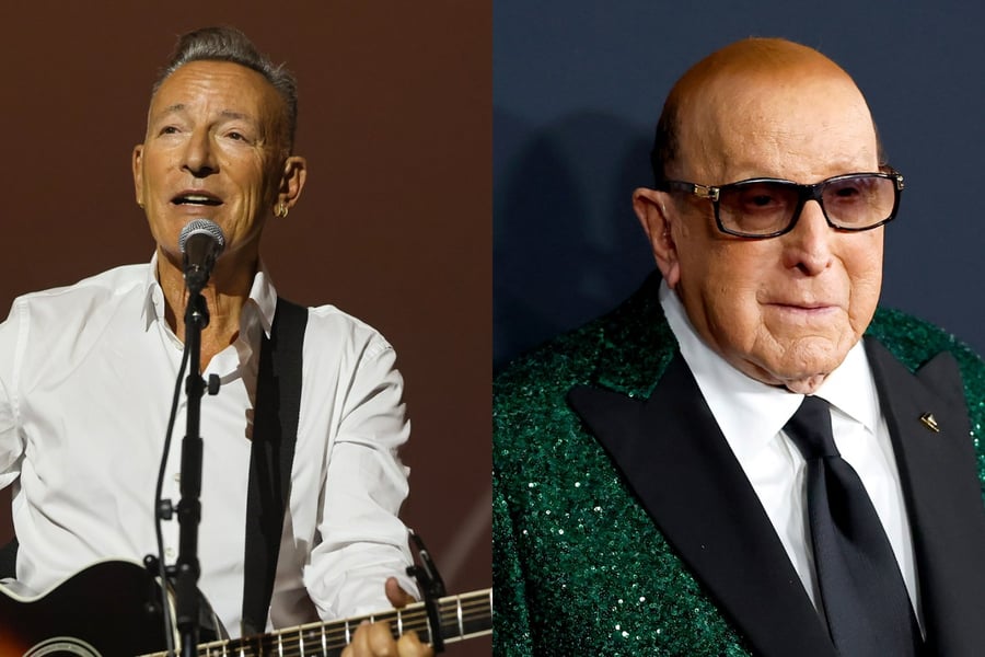 Bruce Springsteen and Clive Davis