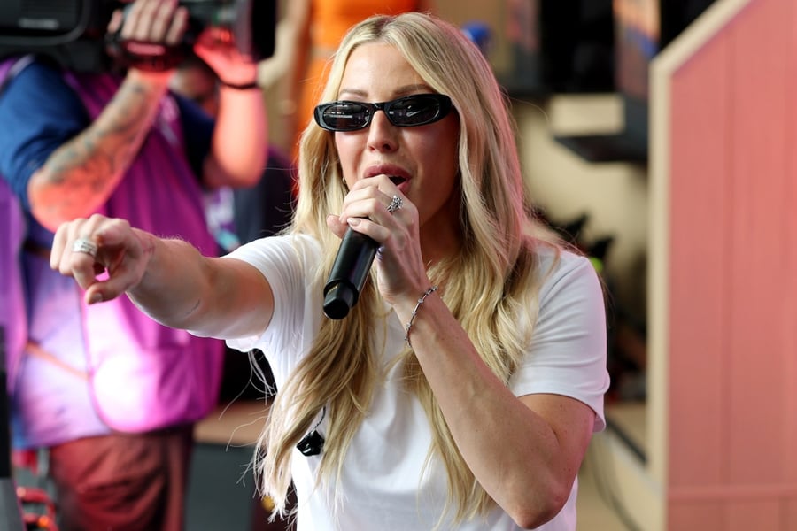 Ellie Goulding performs at the World Cup