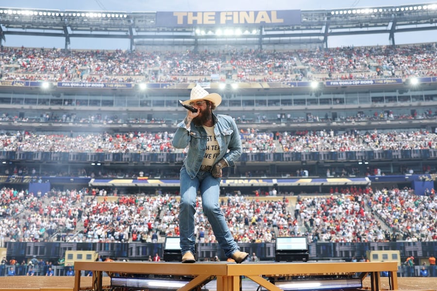 Post Malone Debuts New Song 'Chrome Heartbreaker' at World Cup Final  Pregame Ceremony