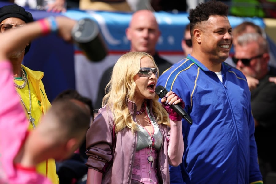 Madonna at the World Cup Final