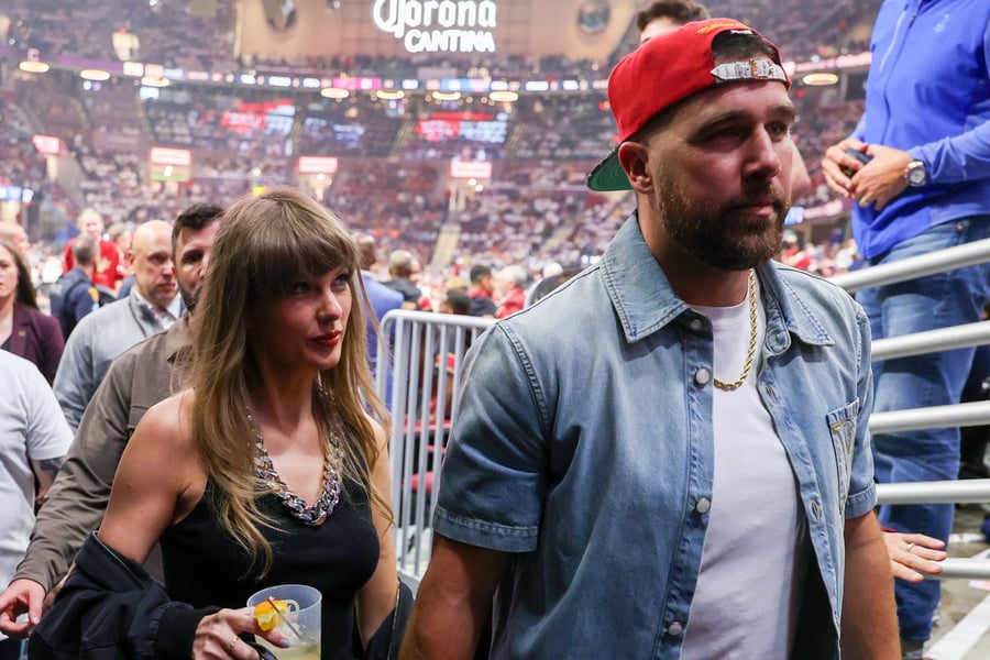 Taylor Swift and Travis Kelce