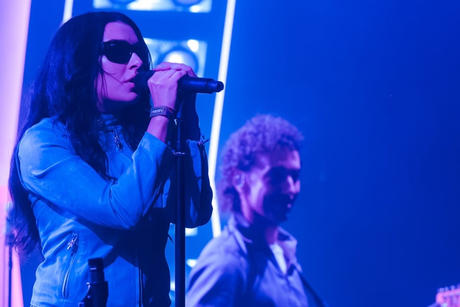 Charli XCX performs with The Strokes