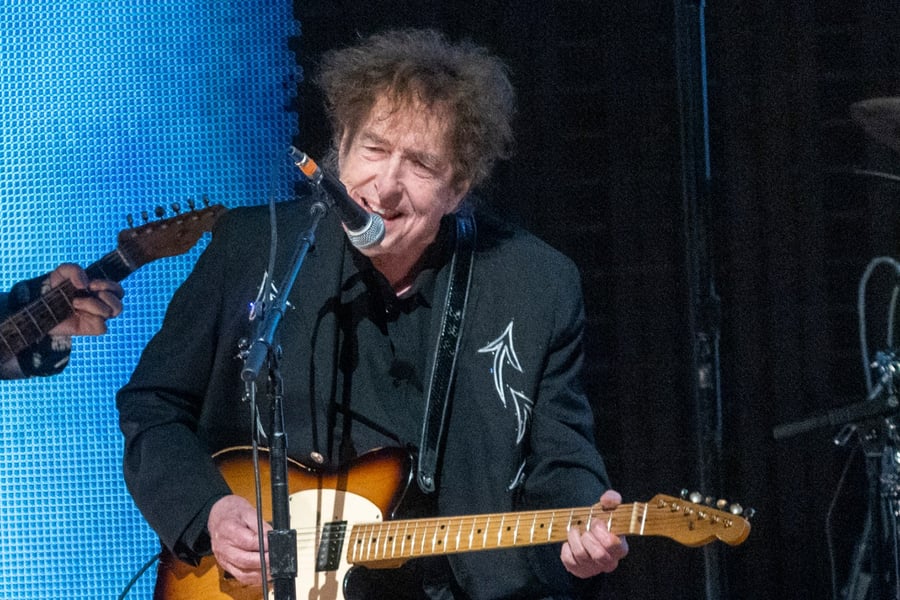 Bob Dylan onstage in 2023. He introduced two new verses to “Tangled Up in Blue” during a concert this weekend in Oslo, Norway.
