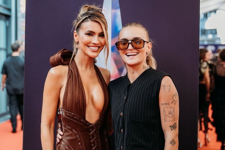 G Flip and Chrishell Stause at the 2025 ARIA Awards